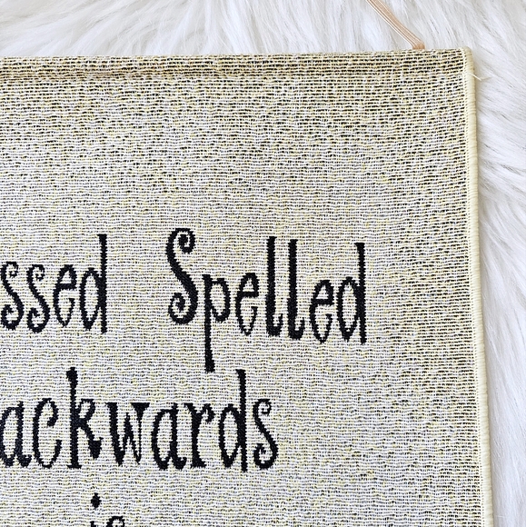 Vintage Fun Banner "Stressed Spelled Backwards Is Desserts!" Kitchen Home Decor - Picture 6 of 13